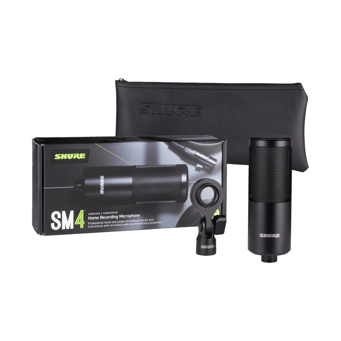 Shure SM4-K-KIT Microhpone recording kit with shockmount