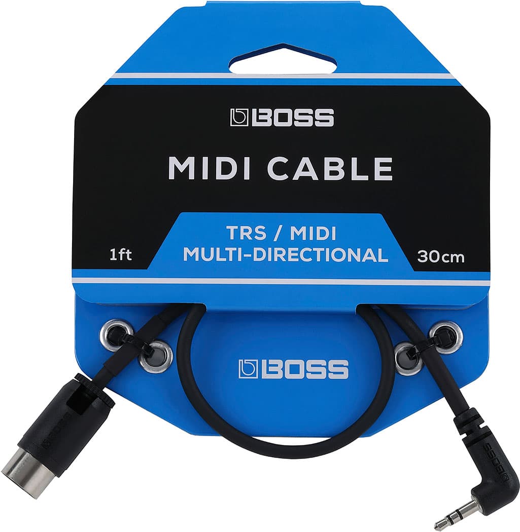 Boss BMIDI-1-35 TRS/Midi Cable 0,3m
