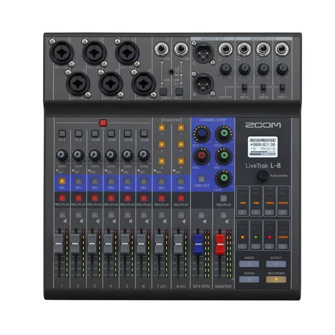 Zoom Livetrak L-8