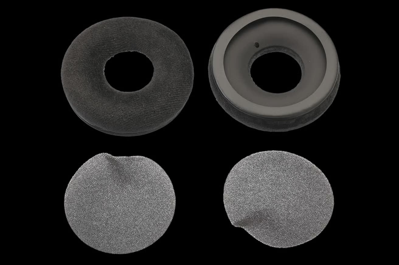 Sennheiser puter i velur til HD-25