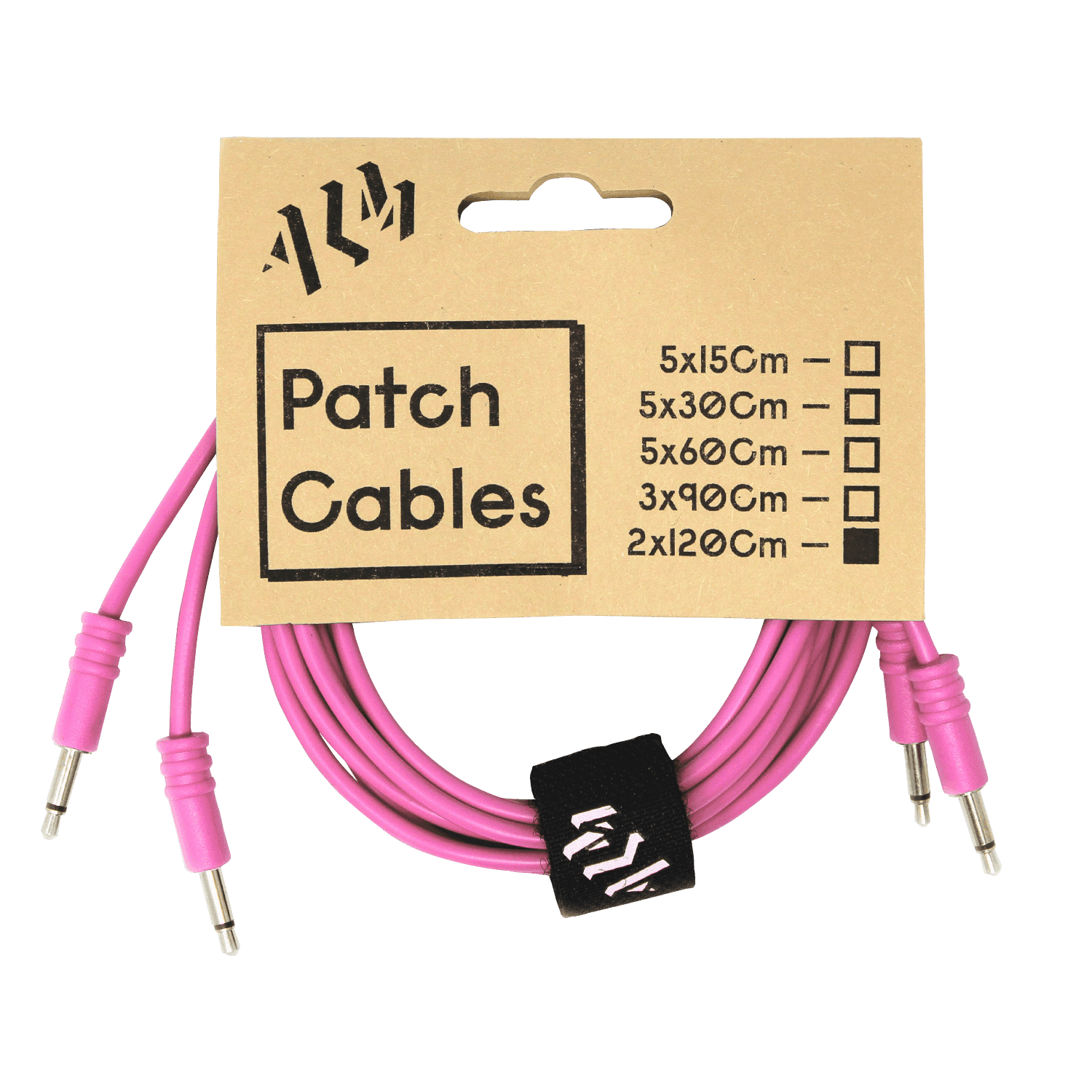 ALM Busy Circuits Patch Cable 120cm Pink x2 pack