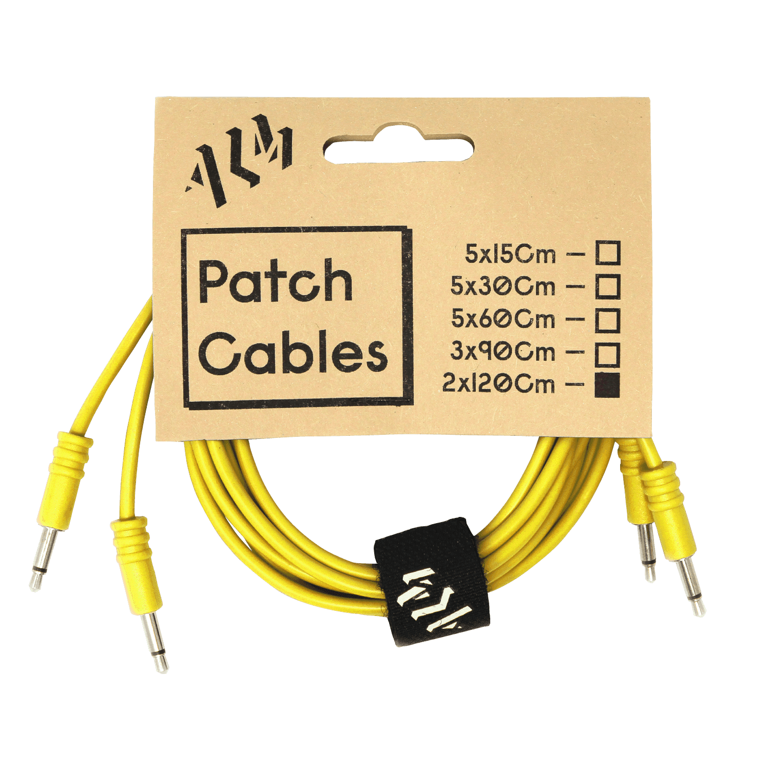 ALM Busy Circuits Patch Cable 120cm Yellow x2 pack