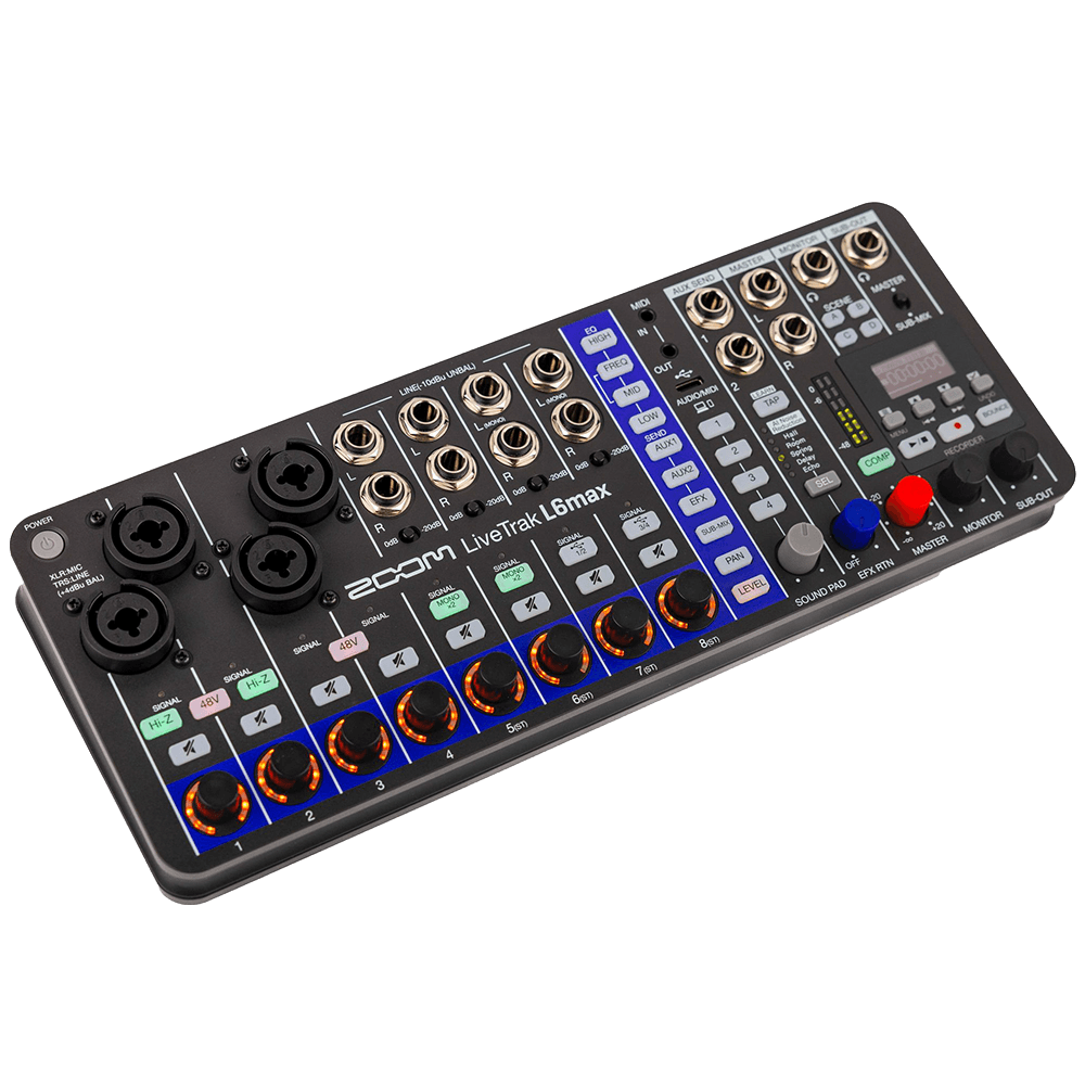 Zoom LiveTrak L-6max